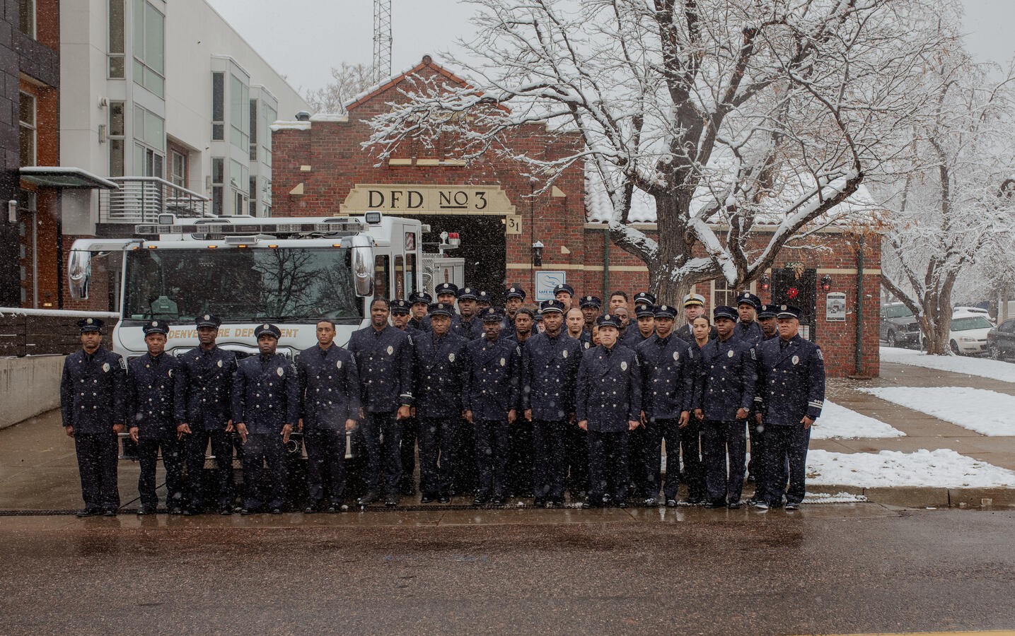 Denver Firefighters, DFD Station 3, February 2023